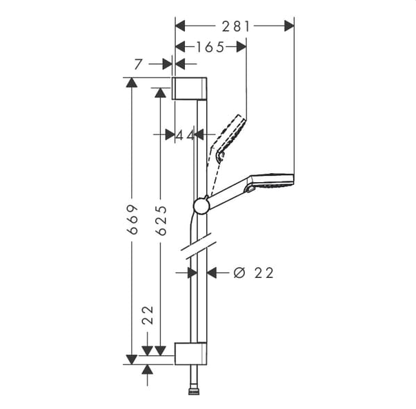 Colonne de douche Hansgrohe – Image 2