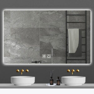 Miroir LED rectangulaire sans cadre